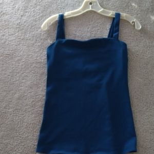 Teal blue workout tank